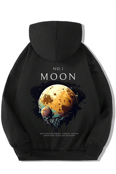 BRZ Kids Unisex Çocuk No1 Moon Hoodie