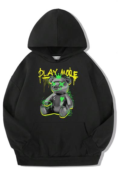 BRZ Kids Unisex Çocuk Play More Hoodie