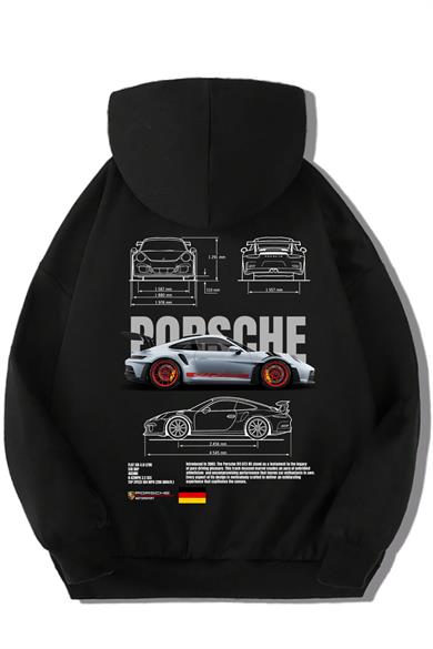 BRZ Kids Unisex Çocuk Porsche 911 GT3 RS Hoodie