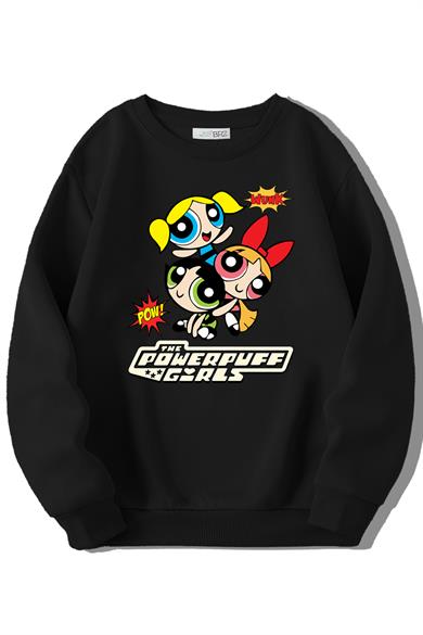 BRZ Kids Unisex Çocuk Powerpuff Girls Sweatshirt