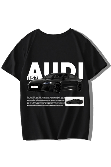 BRZ Kids Unisex Çocuk RS7 Audi T-shirt