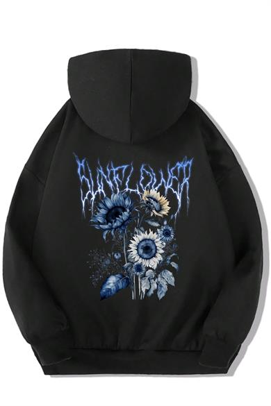 BRZ Kids Unisex Çocuk Sunflower Hoodie