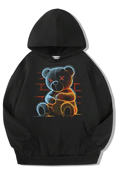 BRZ Kids Unisex Çocuk Teddy Bear Hoodie