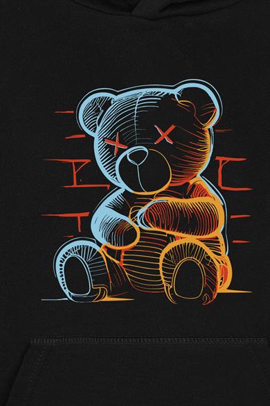 BRZ Kids Unisex Çocuk Teddy Bear Hoodie