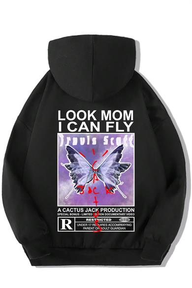 BRZ Kids Unisex Çocuk Travis Scott Cactus Jack Hoodie