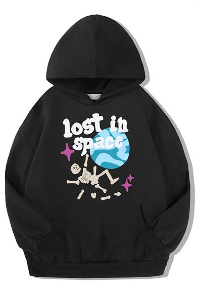 BRZ Kids Unisex Çocuk Travis Scott Lost in Space Hoodie
