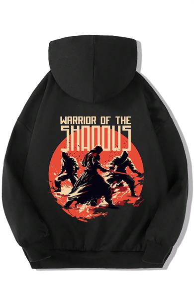 BRZ Kids Unisex Çocuk Warrior of the Shadows Hoodie