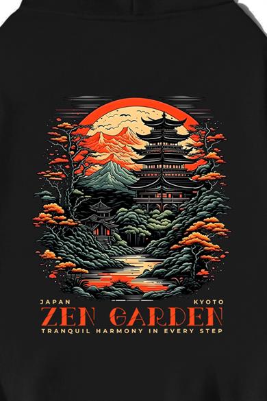 BRZ Kids Unisex Çocuk Zen Garden Hoodie