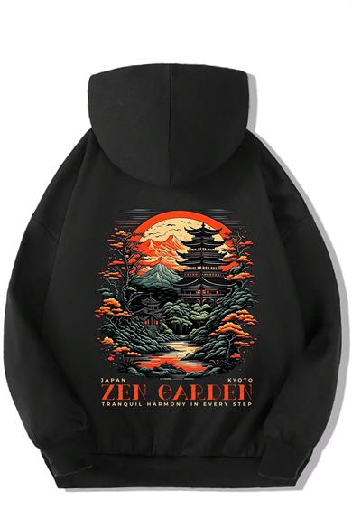 BRZ Kids Unisex Çocuk Zen Garden Hoodie