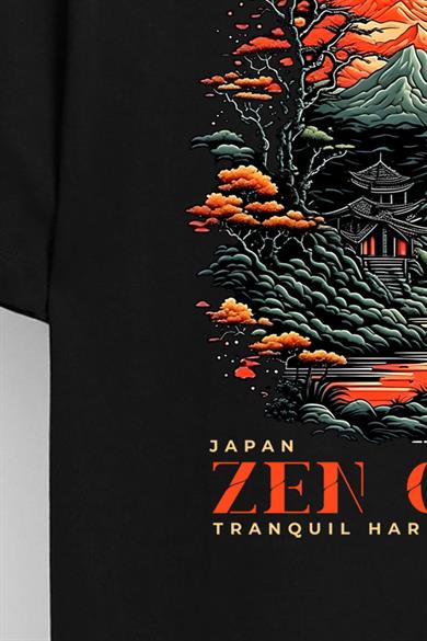 BRZ Kids Unisex Çocuk Zen Garden T-shirt