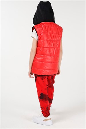 BRZ Kids Unisex Kapüşonlu Çocuk Yelek