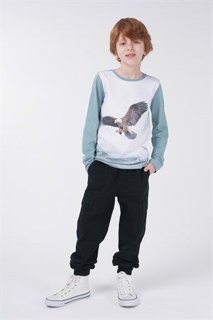 BRZ Kids Uzun Kollu Dijital Baskılı Erkek Çocuk T-shirt
