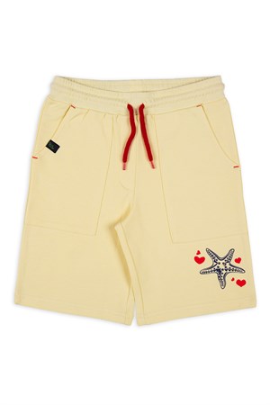 BRZ Kids Yıldız Baskılı Kız Çocuk Şort