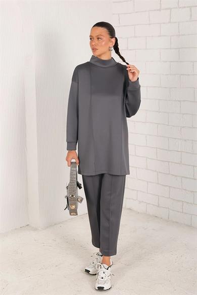 Melike Tatar Antrasit Basic Scuba Takım