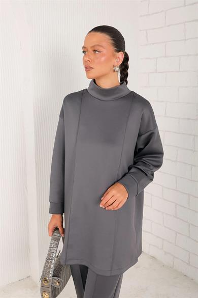 Melike Tatar Antrasit Basic Scuba Takım