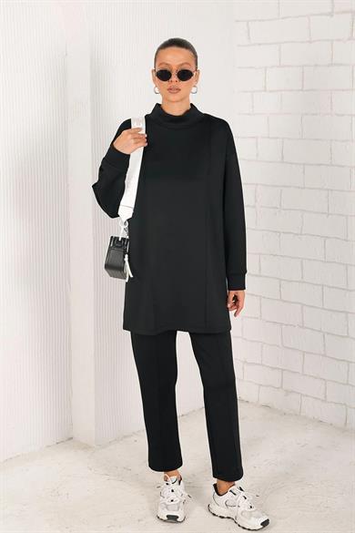 Melike Tatar Siyah Basic Scuba Takım