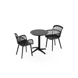 Balkon Takımı (Moon Katlanır Masa Ø60 cm + Eva-P)