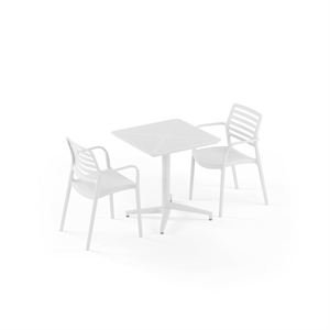 Balkon Takımı (Moon Katlanır Masa 70X70 cm + Louise-XL)