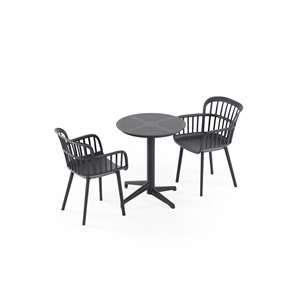 Balkon Takımı (Moon Katlanır Masa Ø60 cm + Eva-P)