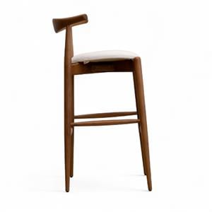 Alura Ahşap Bar Sandalyesi