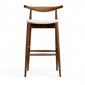 Alura Ahşap Bar Sandalyesi