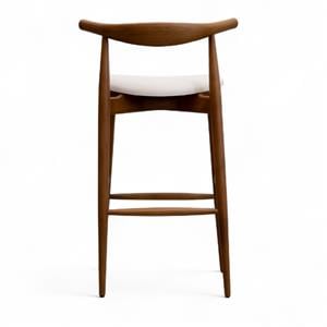 Alura Ahşap Bar Sandalyesi