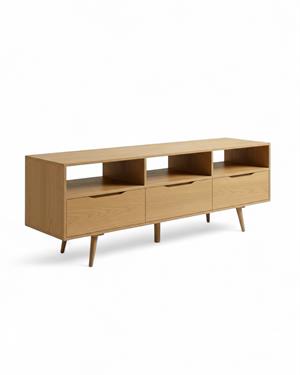 Anka Retro Meşe TV Sehpası