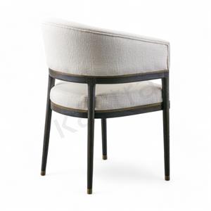 Arde Ahşap Sandalye Pirinç Detaylı