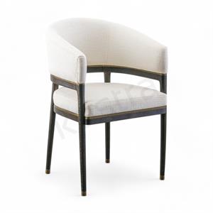 Arde Ahşap Sandalye Pirinç Detaylı