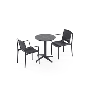 Balkon Takımı (Moon Katlanır Masa Ø60 cm + Nes Kollu Sandalye)