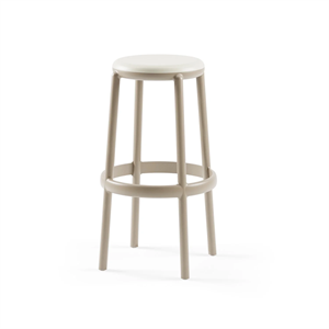 Bar Masa Takımı (Moon Katlanır Bar Masası Ø60 cm + Duo Bar 75 cm) Dış Mekan, Kafe, Restoran