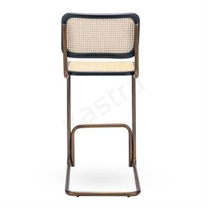 Cesca Antik Hazeran Bar Sandalyesi 65 cm - Siyah