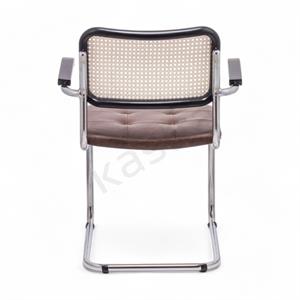 Cesca Minderli Kollu Sandalye - Siyah