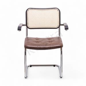 Cesca Minderli Kollu Sandalye - Siyah