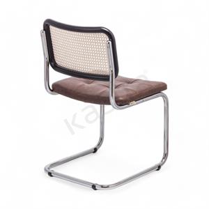 Cesca Hazeran Minderli Sandalye - Siyah