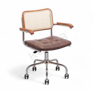 Cesca Minderli Kollu Çalışma Sandalyesi - Ceviz
