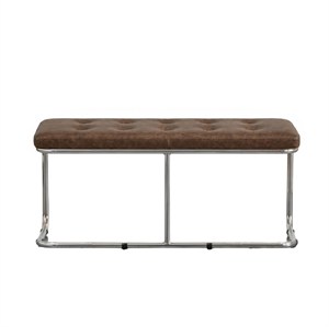 Cesca Çektirmeli Deri Minderli Bench