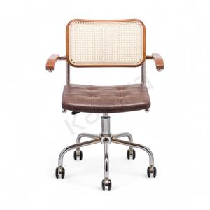 Cesca Minderli Kollu Çalışma Sandalyesi - Ceviz