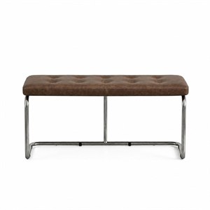 Cesca Çektirmeli Deri Minderli Bench