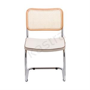 Cesca Fitilli Deri Minderli Sandalye - Naturel