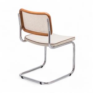 Cesca Fitilli Deri Minderli Sandalye - Ceviz