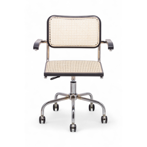 Cesca Kollu Çalışma Sandalyesi - Siyah