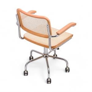 Cesca Kollu Çalışma Sandalyesi - Naturel