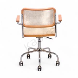 Cesca Kollu Çalışma Sandalyesi - Naturel