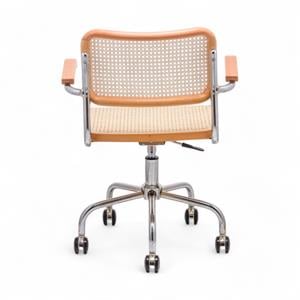 Cesca Kollu Çalışma Sandalyesi - Naturel