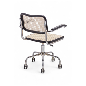 Cesca Kollu Çalışma Sandalyesi - Siyah