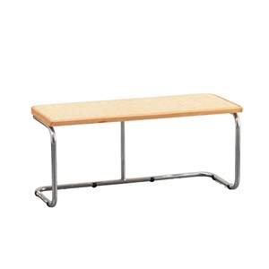 Cesca Krom Ayaklı Hazeranlı Bench