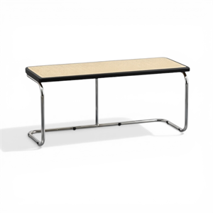 Cesca Krom Ayaklı Hazeranlı Bench