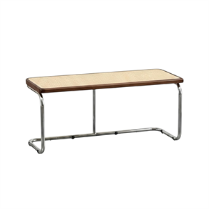 Cesca Krom Ayaklı Hazeranlı Bench