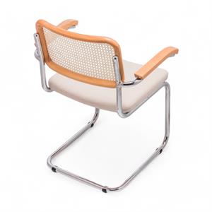 Cesca Kumaş Minderli Kollu Sandalye - Naturel